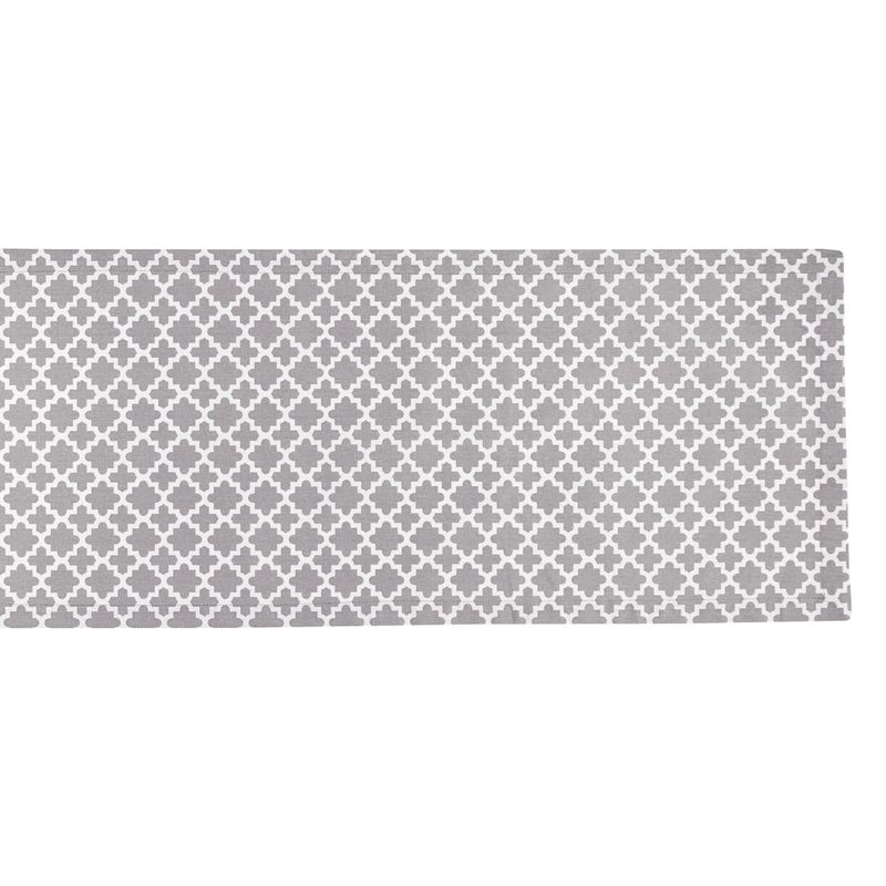 DII Lattice Tabletop Collection, Table Runner, 14x72, Gray - Image 2